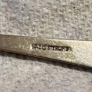 Antique Sterling Silver hallmarked Pickle fork 5.5”